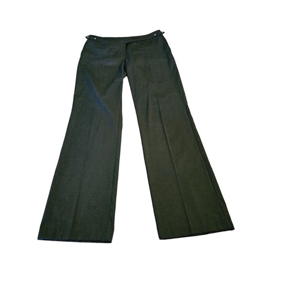 Aritzia Orssay dress pants size 36 Woman's pinstripe navy blue boot cut low rise - Picture 1 of 9